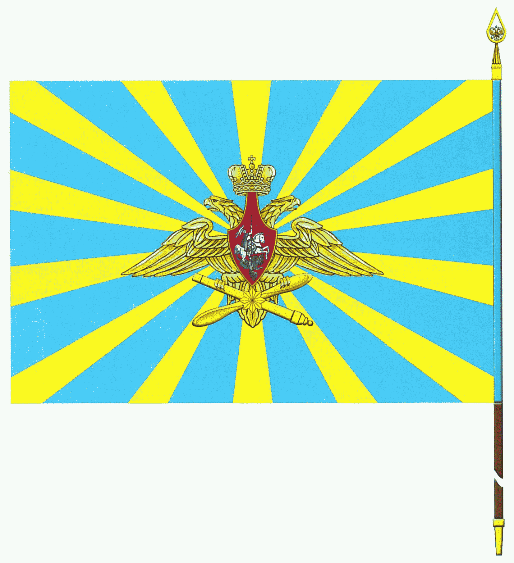 Знамя воздушно космических сил РФ