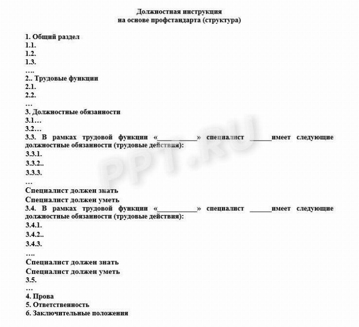 Должностная инструкция главного бухгалтера по профстандарту образец 2022