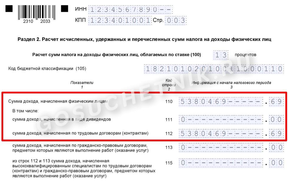 Ндфл декабрь 2023 года