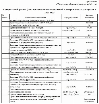 Расчет отпускных в рф в 2023 году образец