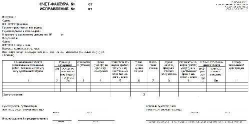 Как выглядит счет фактура с 1 июля 2021 в 1с