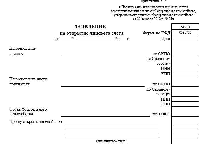 Карточка образцов подписей уфк