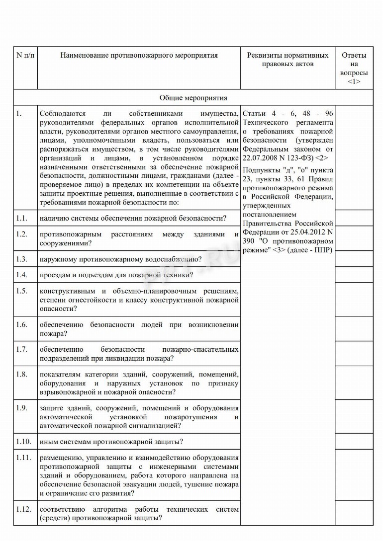 Боевой пожарный расчет на предприятии образец