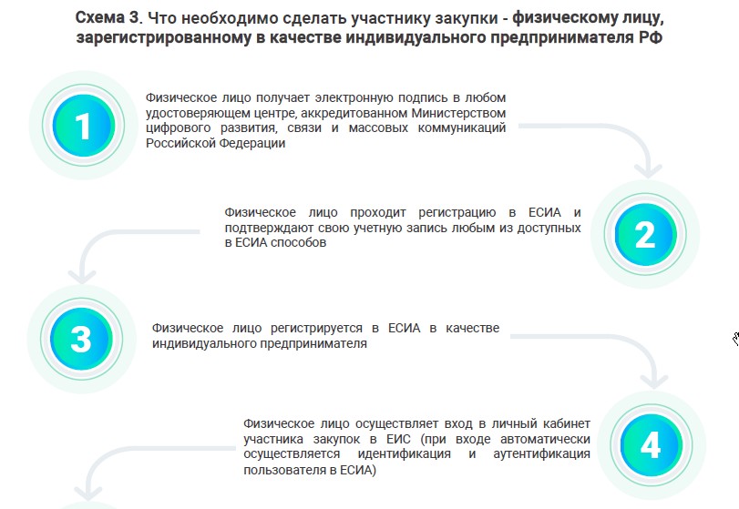 Схема регистрации ИП в ЕИС (стр. 1)