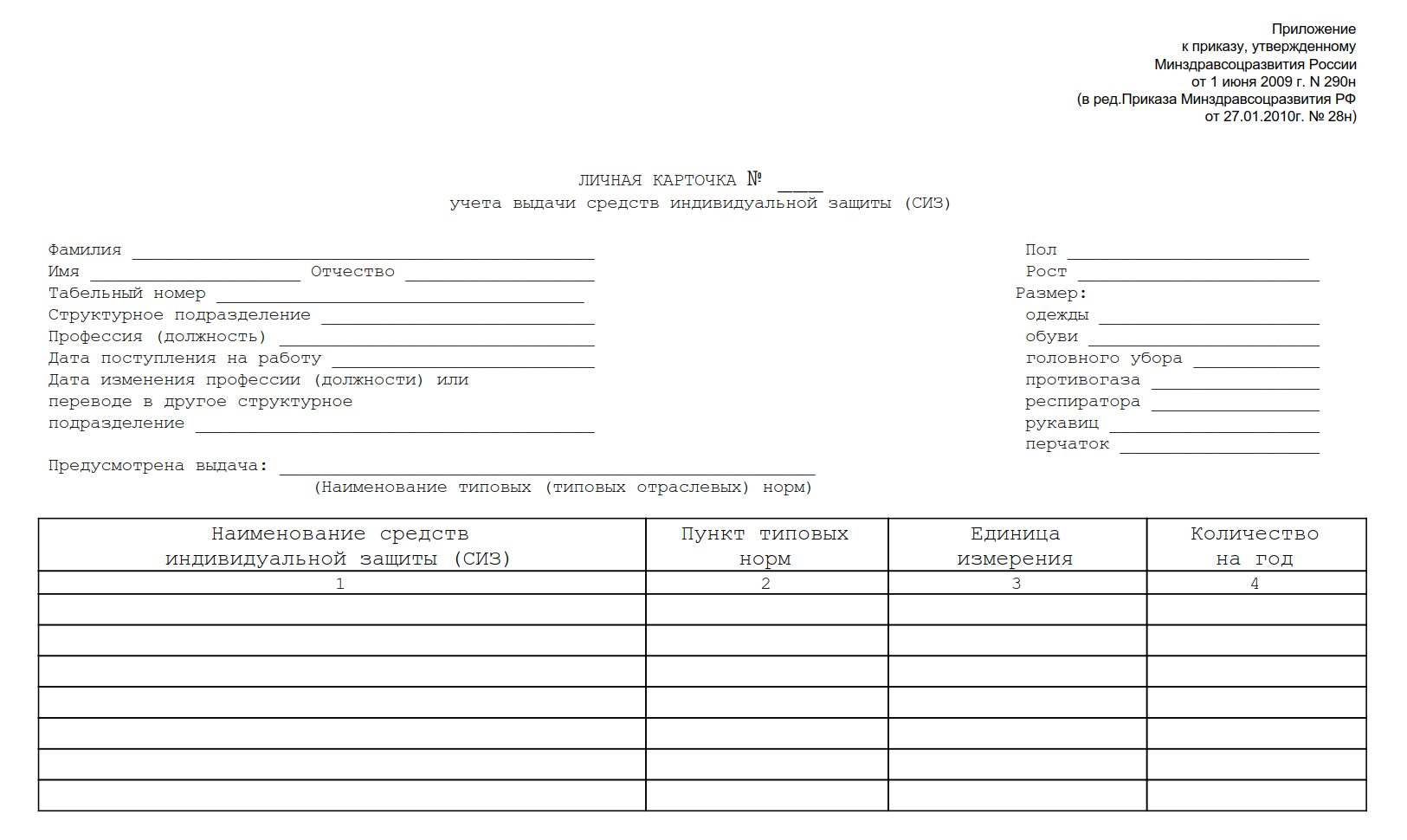 Карточка учета выдачи сиз образец заполнения 2023. Карточка учета спецодежды. Личная карточка учета выдачи средств индивидуальной защиты. Учетная карточка выдачи спецодежды образец. Личная карточка учета спецодежды работника образец.