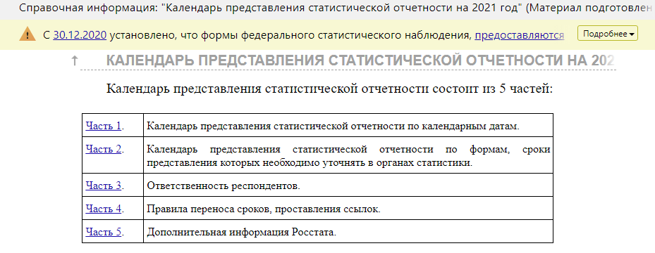 Отчет в статистику пм образец заполнения