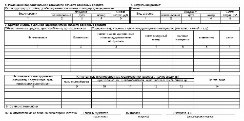 Образец инвентарной карточки учета объекта основных средств в 2024 году ...