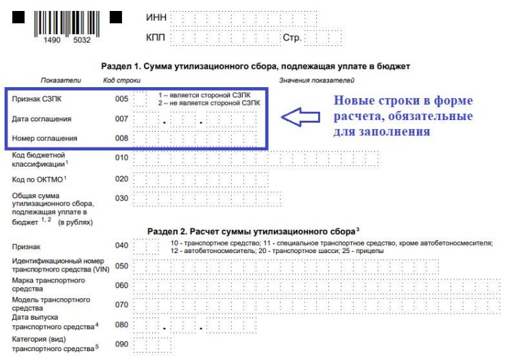ФНС разработала новые формы расчетов сумм утилизационного сбора