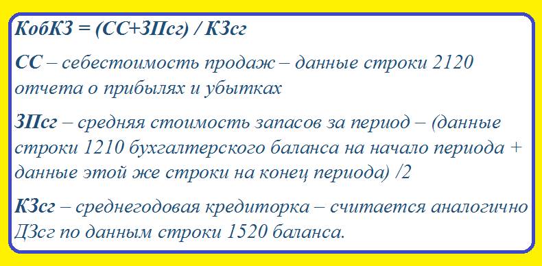 Зная КобДЗ и КобКЗ, можно провести сравнение оборачиваемости дебиторской и кредиторской задолженности