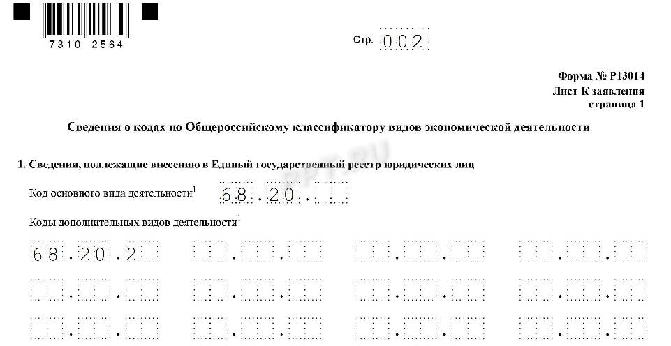 Код оквэд сдача в аренду меблированных комнат