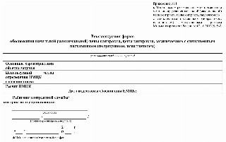 Форма обоснования НМЦК