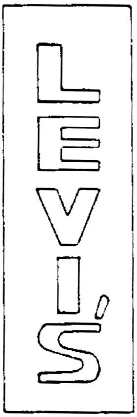 Комбинированный товарный знак Levis
