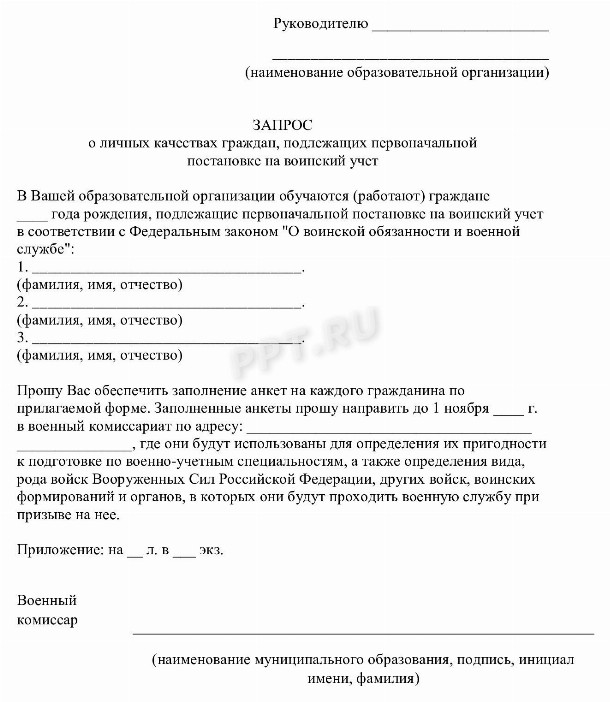 Образец анкеты призывника для военкомата в 2024 году. Как заполнить ...
