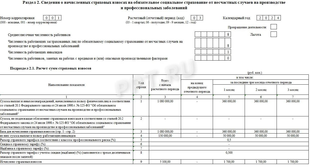 Образец корректирующего отчета ЕФС-1 раздел 2 стр. 2 Образец корректирующего отчета ЕФС-1, раздел 2 (стр. 2)