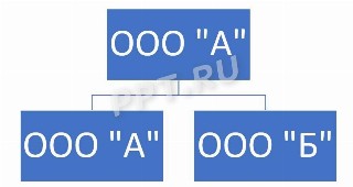 Выделение юридического лица