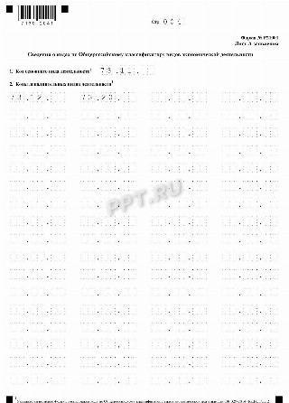 Образец заявления о регистрации в качестве ИП (стр. 4)