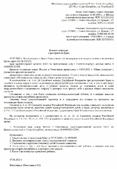 Исковое заявление в суд: образец в 2025. Как подать заявление в суд