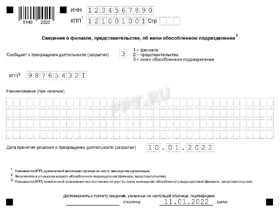 Закрытие обособленного подразделения. Открытие обособленного подразделения в 2022 году образец.