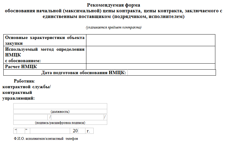 Отчет с обоснованием закупки у единственного поставщика 2024 | Скачать ...