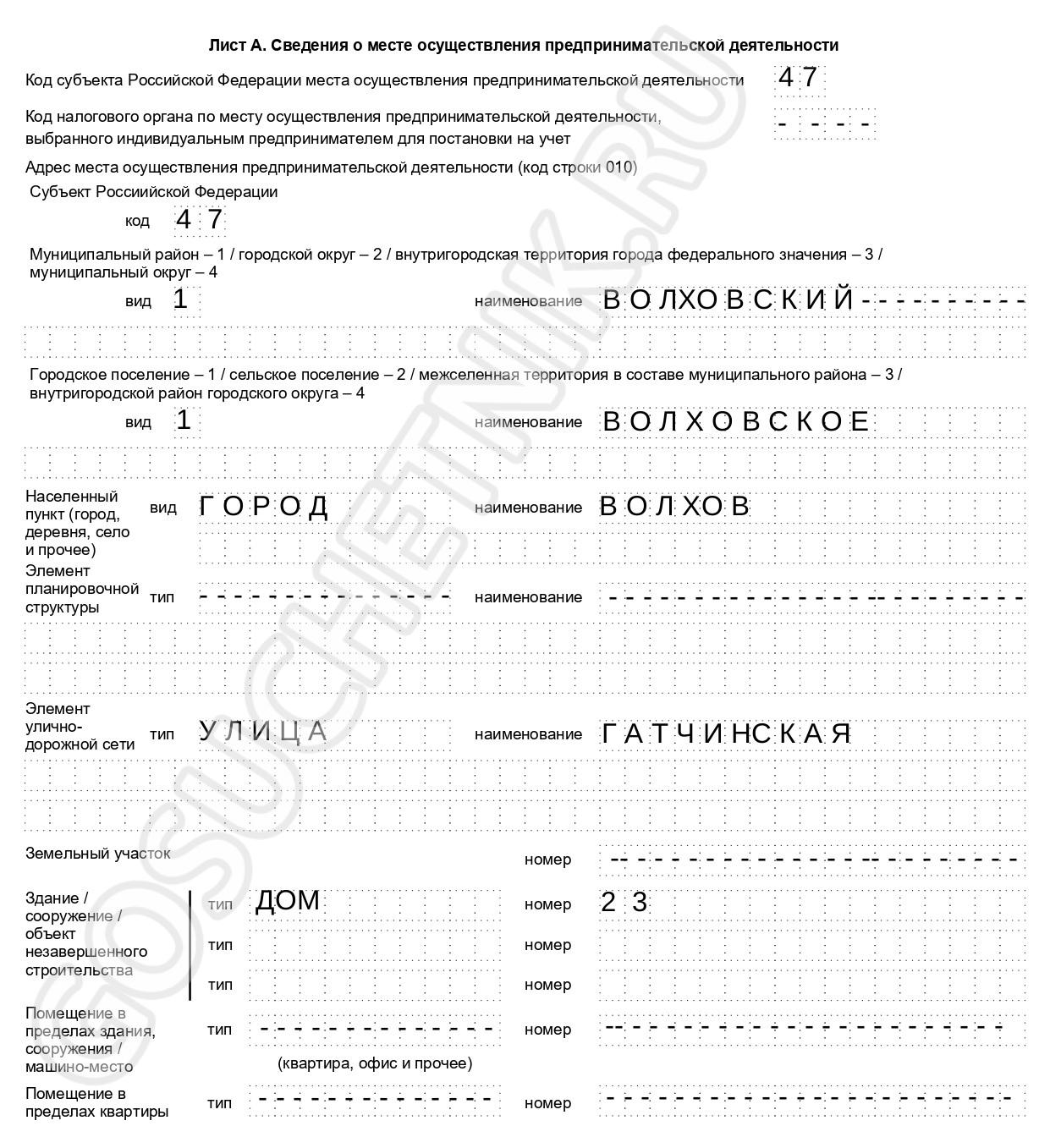 Какой адрес указывать в заявлении на патент для ИП в 2024 году. Нужно ли  указывать адрес в патенте для ИП