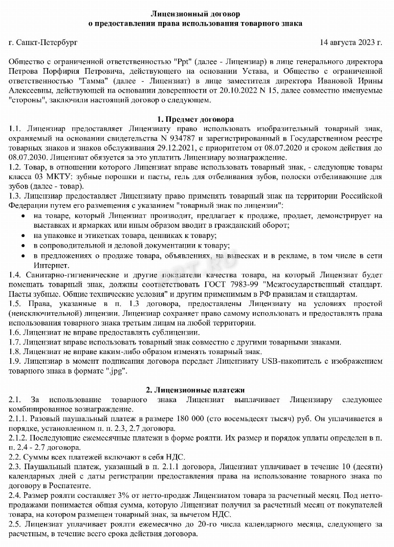 Лицензионный договор: что это такое и как составить в 2024