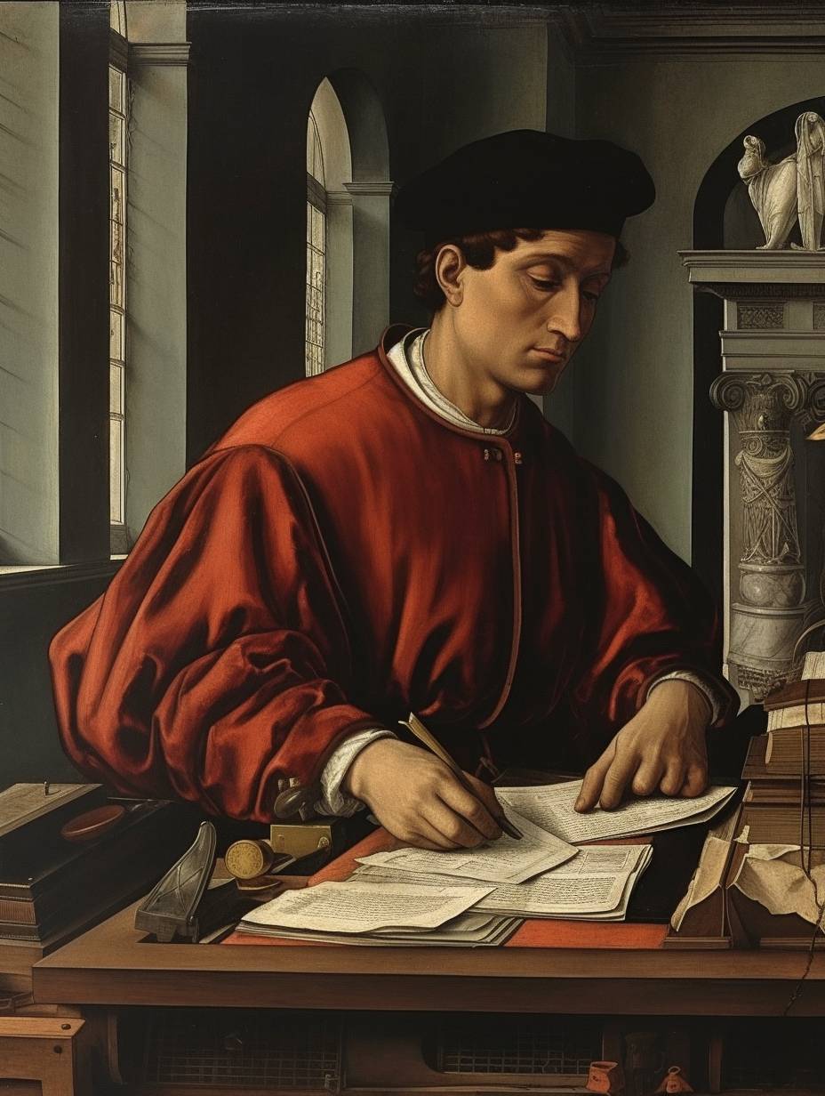 Обычный бухгалтер глазами Рафаэля