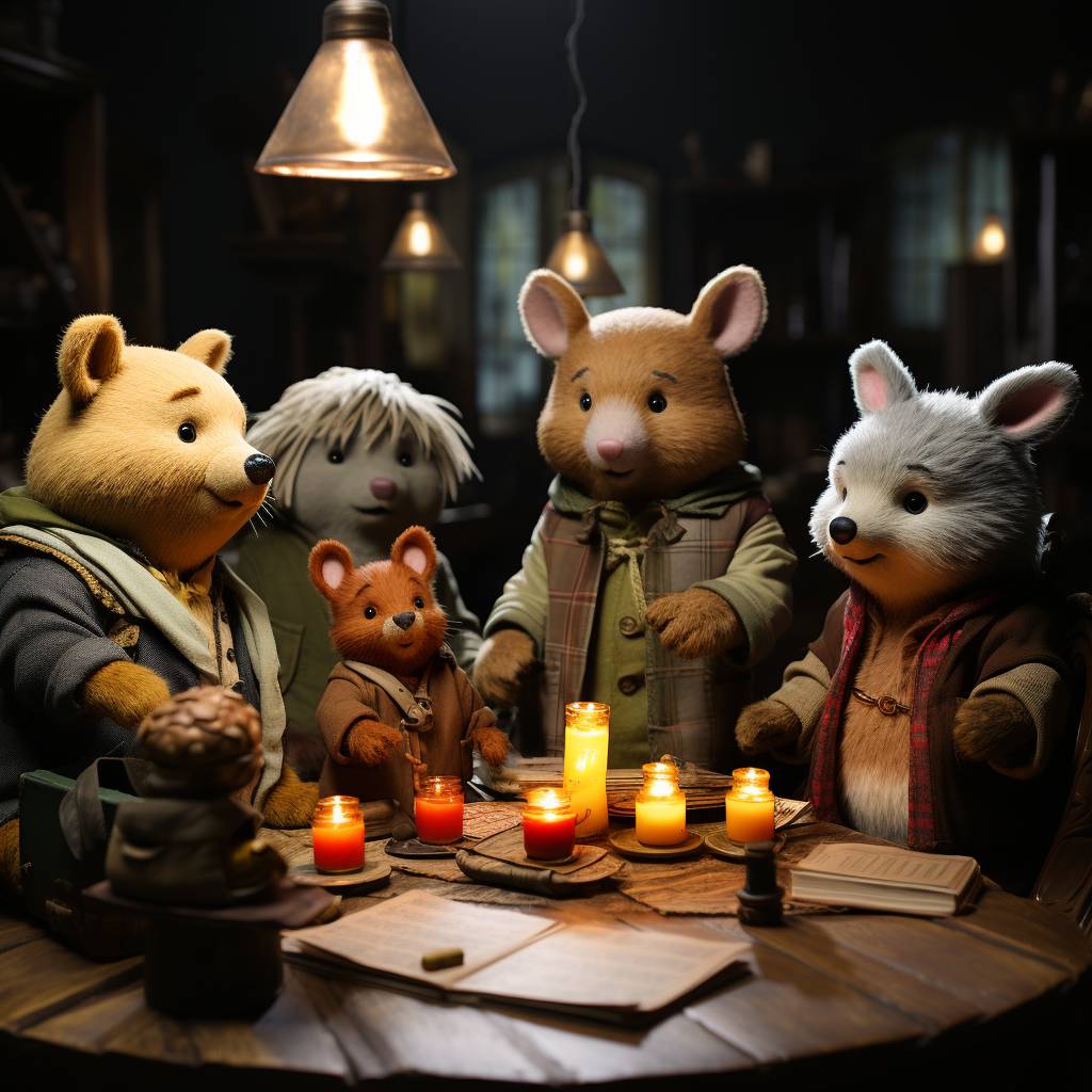 Совещание в стиле семейки Силваниан Совещание в стиле семейки Силваниан