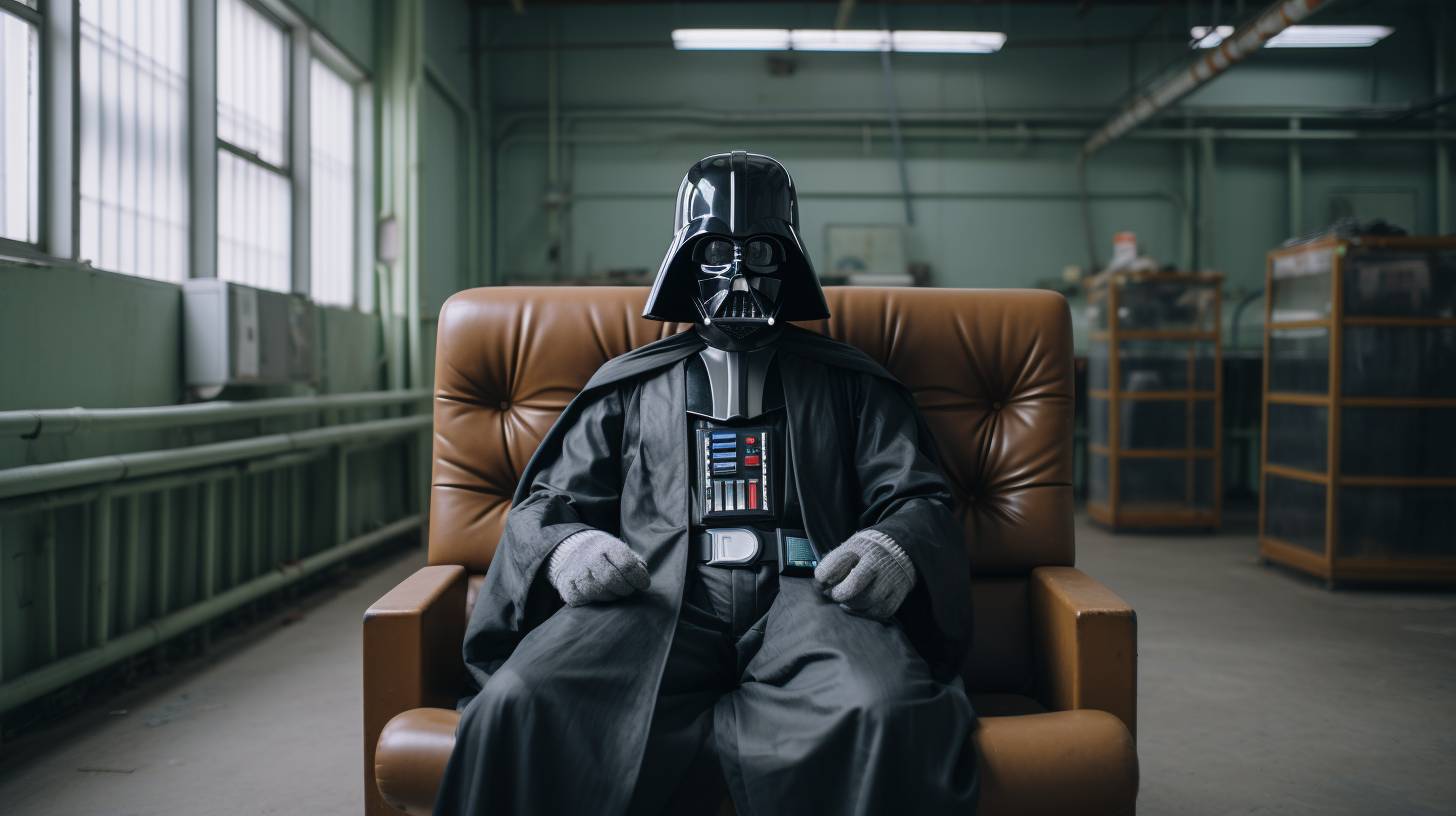 Дарт Вейдер работает завхозом Дарт Вейдер работает завхозом