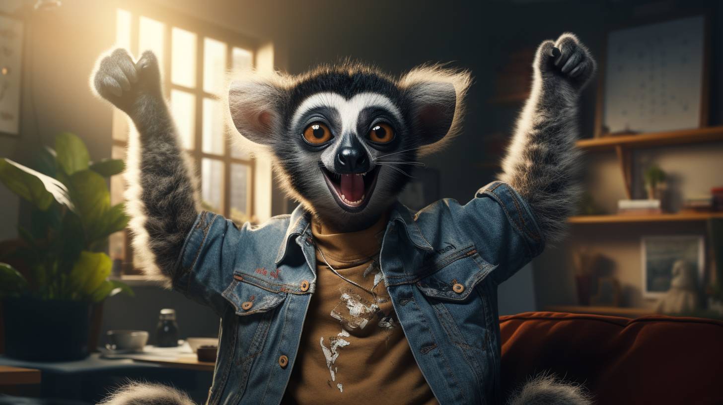 Начальник-лемур всегда на позитиве