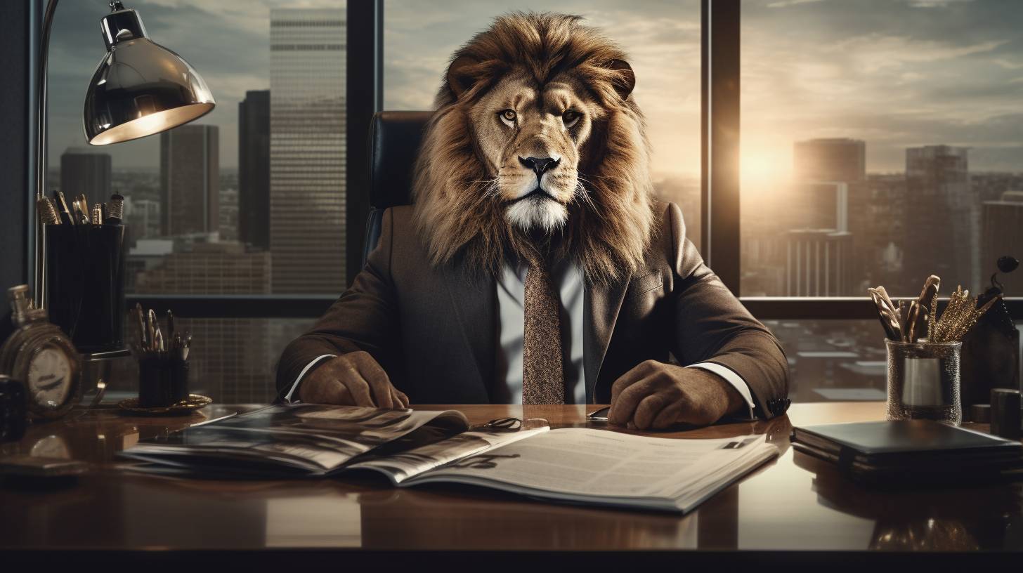 Начальник-лев красив и строг