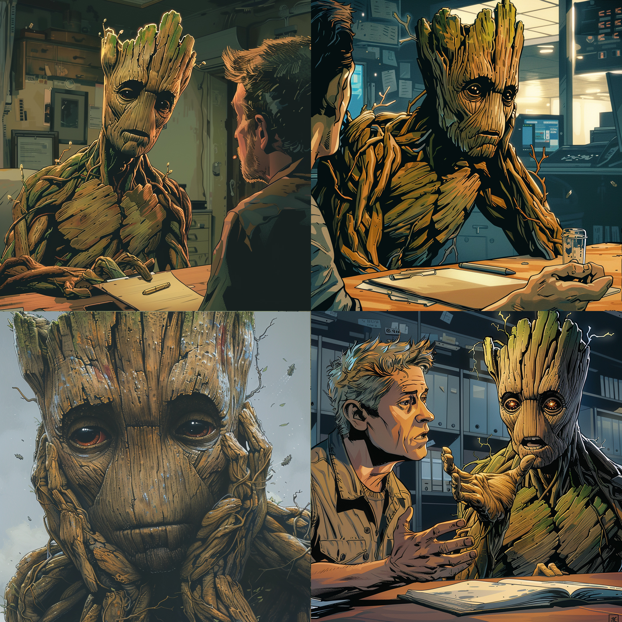 Грут и собеседование на работу мечты Грут и собеседование на работу мечты