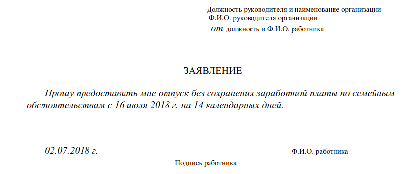 Как пишется без сохранения заработной платы заявление. Заявление о предоставлении отпуска без содержания. Заявление о предоставлении отпуска без содержания образец. Заявление без содержания по семейным обстоятельствам.