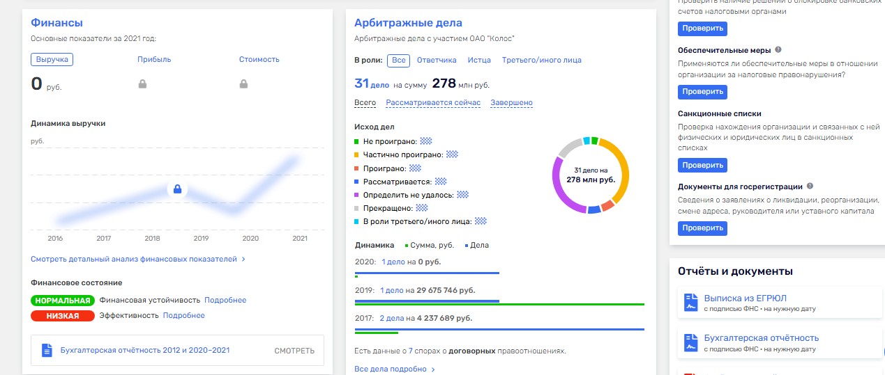 Сведения по деятельности организации из интернета (стр. 2)