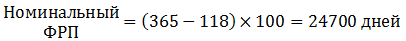 Полезный фонд рабочего времени в год