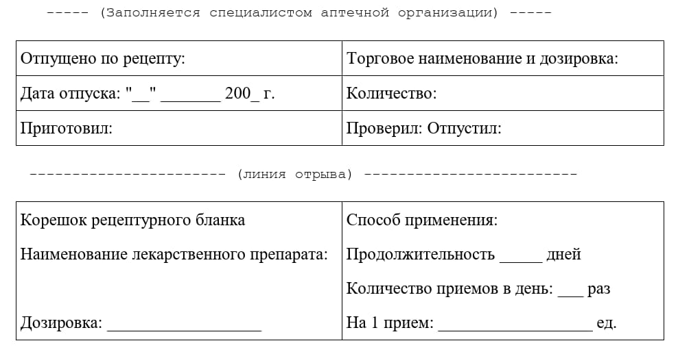 Бланк рецепта для льготных лекарств (стр. 3)