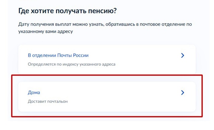 Оформление пенсии на дом через Госуслуги Оформление пенсии на дом через Госуслуги