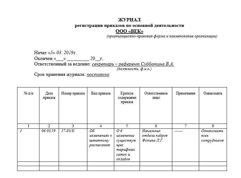 Можно ли вести книгу приказов в электронном виде по основной деятельности