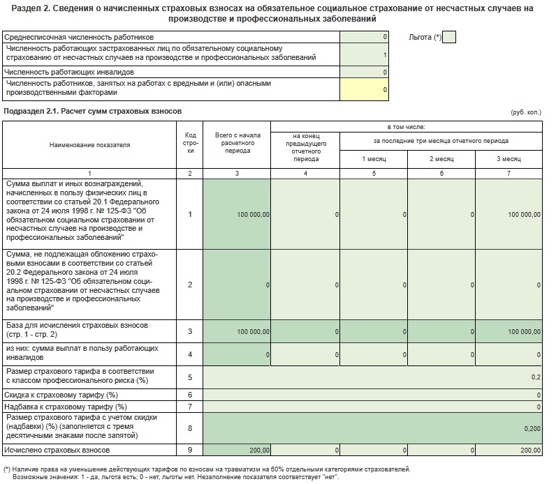 Раздел 2 ЕФС-1