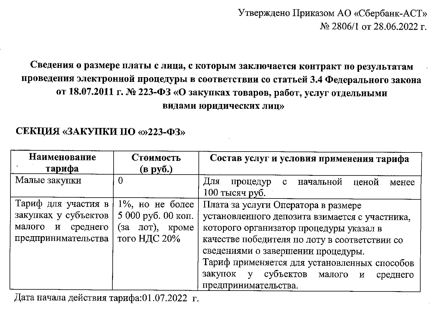 Плата за победу в аукционе 44-ФЗ в 2023 году. Плата за заключение контракта  на электронной площадке