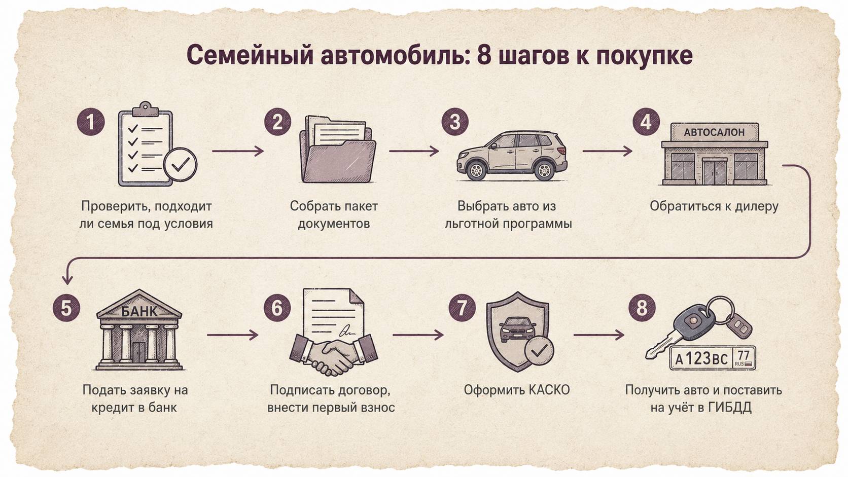 Оформление льготного авто по шагам