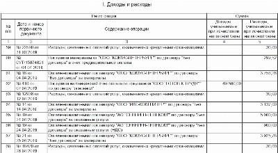 Кудир доходы образец