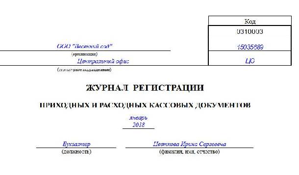 Журнал регистрации обязательств ф 0504064 образец заполнения