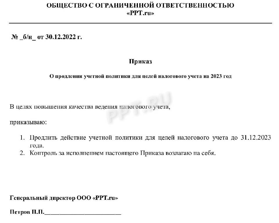 Учетная политика акционерного общества на 2022 год образец