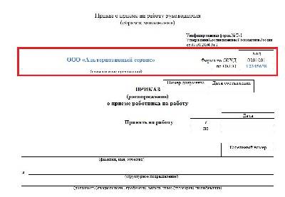 Приказ о назначении оклада директору образец