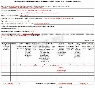 Бланк вакансий для центра занятостиобразец