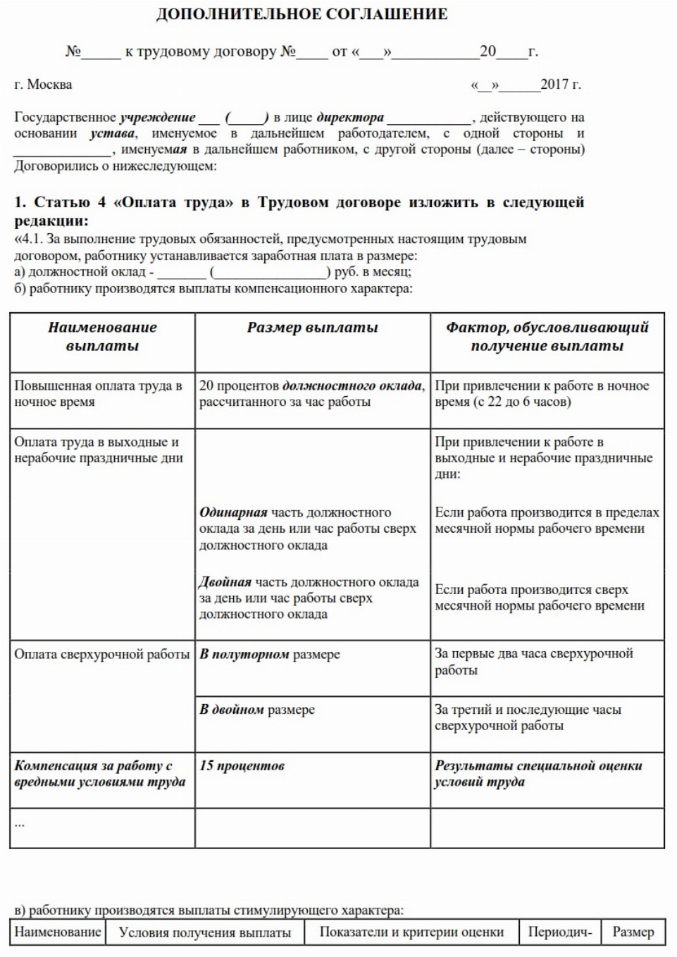 Образец эффективного контракта в здравоохранении 2024 | Скачать форму ...