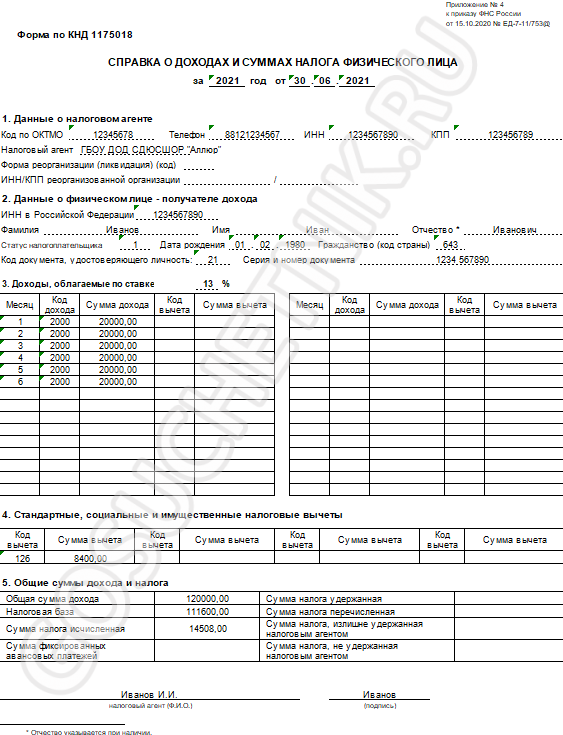 2 ндфл в 2024 году новая