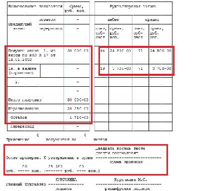 1с упп авансовый отчет где находится