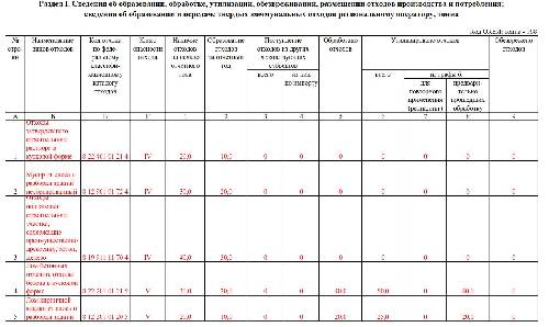 Срок отчета 2 тп отходы