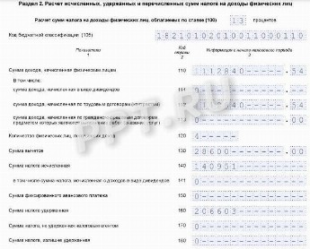 Заполнение формы 2 ндфл за 2 квартал 2021 год образец заполнения